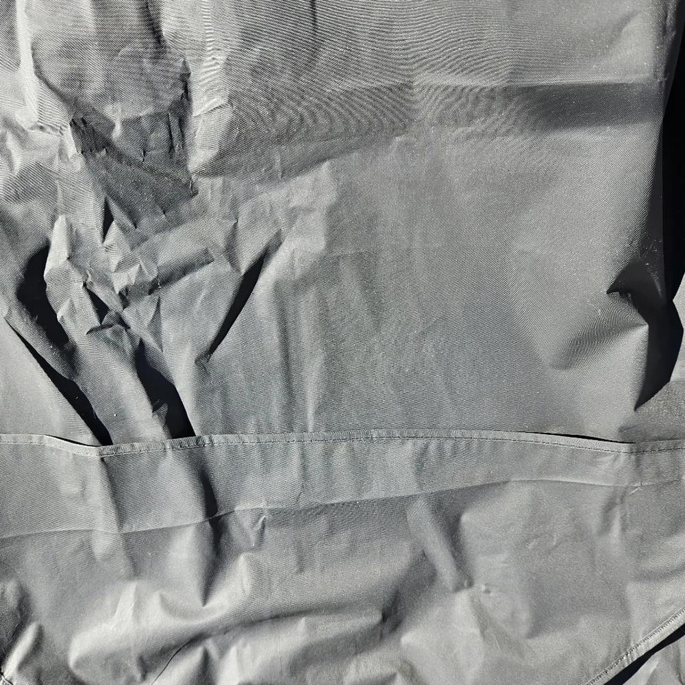 Saks Fifth Avenue Solid Black Canvas Garment Bag 23x55